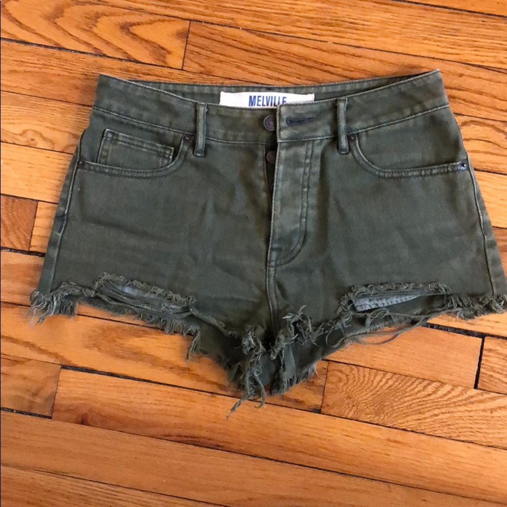 Olive green Brandy Melville Shorts